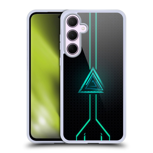 Alyn Spiller Neon Green Soft Gel Case for Samsung Galaxy A35 5G