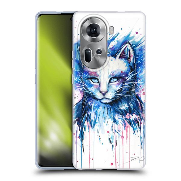 Pixie Cold Cats Space Soft Gel Case for OPPO Reno11