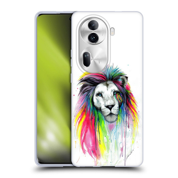 Pixie Cold Cats Rainbow Mane Soft Gel Case for OPPO Reno11 Pro