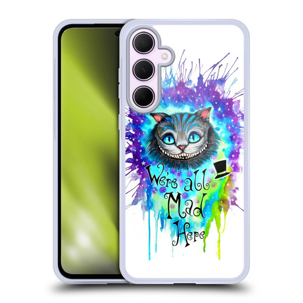Pixie Cold Cats We Are All Mad Here Soft Gel Case for Samsung Galaxy A35 5G