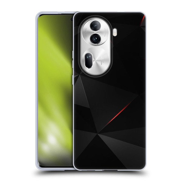 Alyn Spiller Tectonic Red Soft Gel Case for OPPO Reno11 Pro