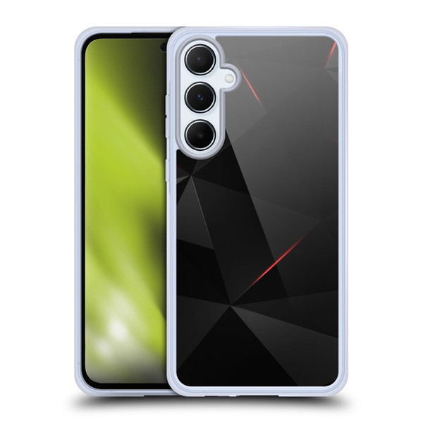 Alyn Spiller Tectonic Red Soft Gel Case for Samsung Galaxy A55 5G