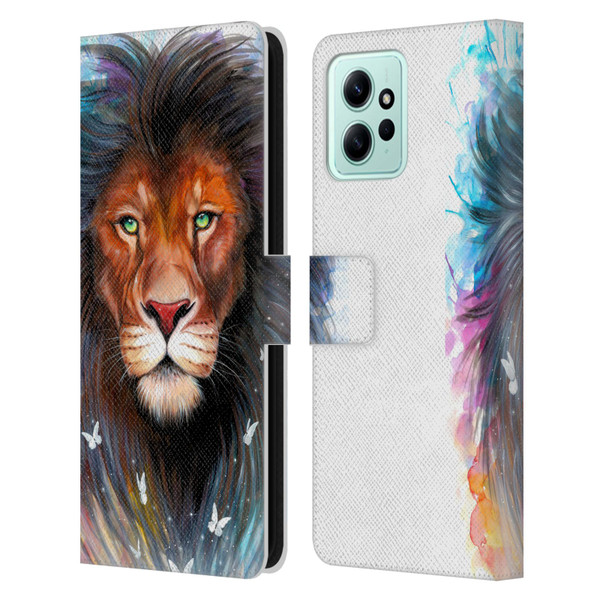 Pixie Cold Cats Sacred King Leather Book Wallet Case Cover For Xiaomi Redmi 12