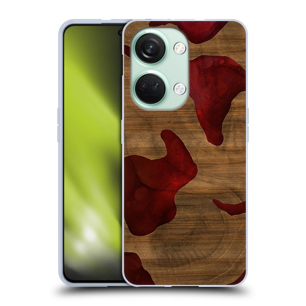 Alyn Spiller Wood & Resin Fire Soft Gel Case for OnePlus Nord 3 5G