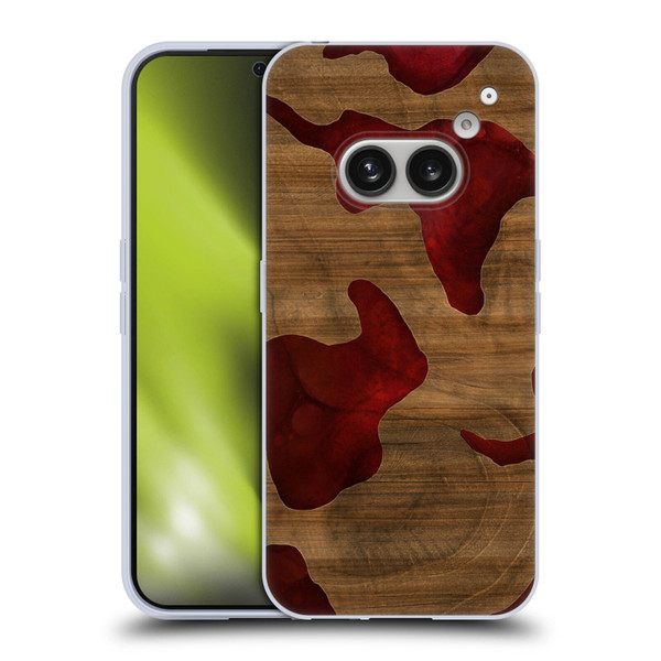 Alyn Spiller Wood & Resin Fire Soft Gel Case for Nothing Phone (2a)