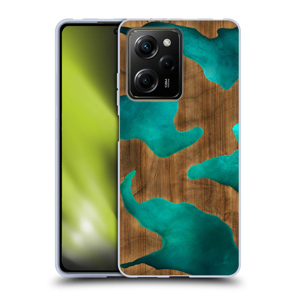 Alyn Spiller Wood & Resin Aqua Soft Gel Case for Xiaomi Redmi Note 12 Pro 5G