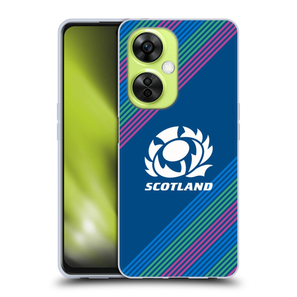 Scotland Rugby Graphics Stripes Soft Gel Case for OnePlus Nord CE 3 Lite 5G