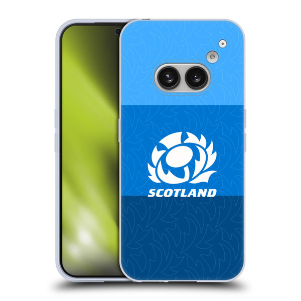 Scotland Rugby Graphics Stripes Pattern Soft Gel Case for Nothing Phone (2a)