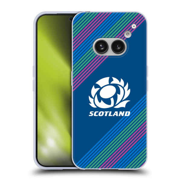Scotland Rugby Graphics Stripes Soft Gel Case for Nothing Phone (2a)