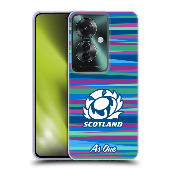 Scotland Rugby Graphics Training Pattern Soft Gel Case for OPPO Reno11 F 5G / F25 Pro 5G