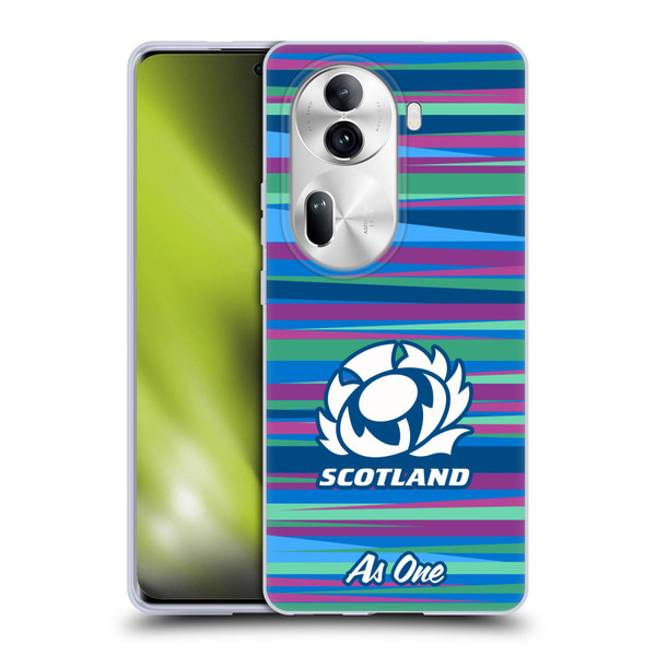 Scotland Rugby Graphics Training Pattern Soft Gel Case for OPPO Reno11 Pro