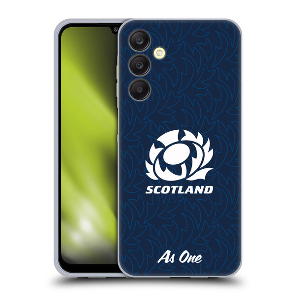Scotland Rugby Graphics Pattern Soft Gel Case for Samsung Galaxy A25 5G