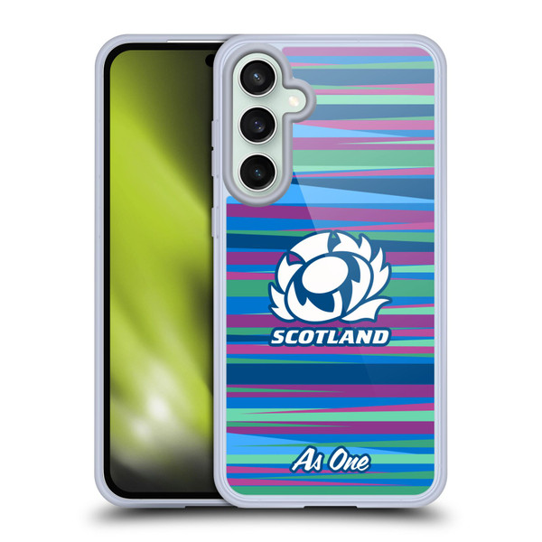 Scotland Rugby Graphics Training Pattern Soft Gel Case for Samsung Galaxy S23 FE 5G