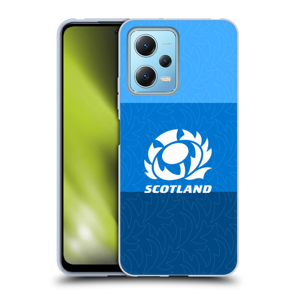 Scotland Rugby Graphics Stripes Pattern Soft Gel Case for Xiaomi Redmi Note 12 5G