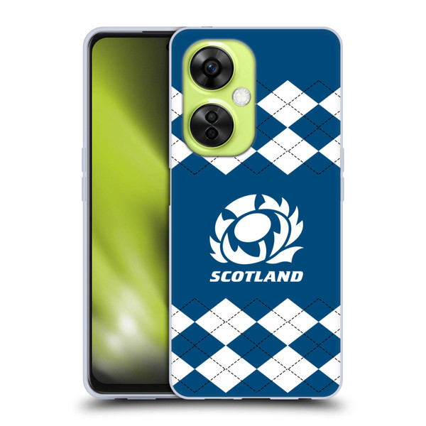 Scotland Rugby Logo 2 Argyle Soft Gel Case for OnePlus Nord CE 3 Lite 5G