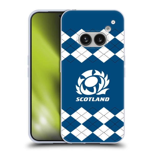 Scotland Rugby Logo 2 Argyle Soft Gel Case for Nothing Phone (2a)