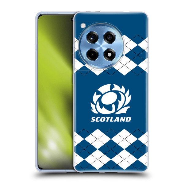 Scotland Rugby Logo 2 Argyle Soft Gel Case for OnePlus 12R