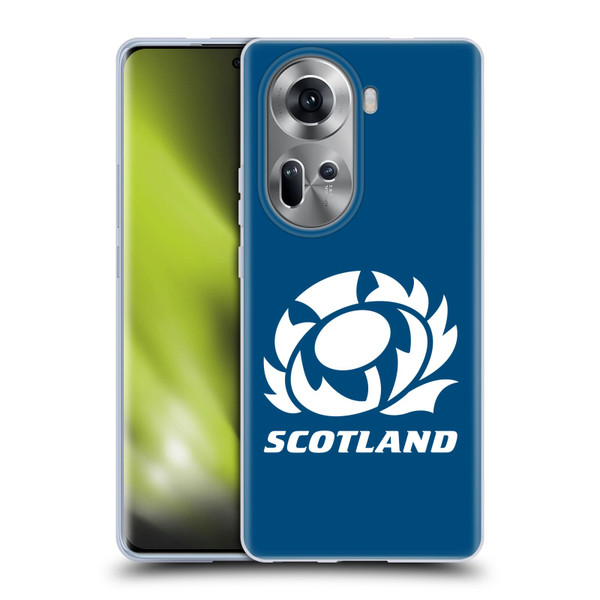 Scotland Rugby Logo 2 Plain Soft Gel Case for OPPO Reno11