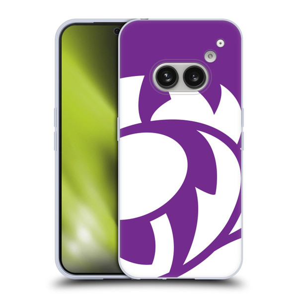 Scotland Rugby Oversized Thistle Purple Heather Soft Gel Case for Nothing Phone (2a)