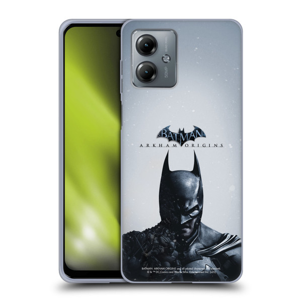 Batman Arkham Origins Key Art Poster Soft Gel Case for Motorola Moto G14