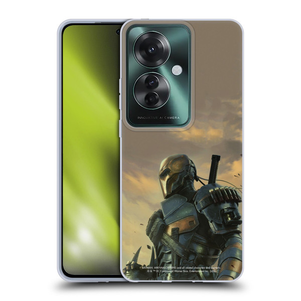Batman Arkham Origins Key Art Deathstroke 2 Soft Gel Case for OPPO Reno11 F 5G / F25 Pro 5G