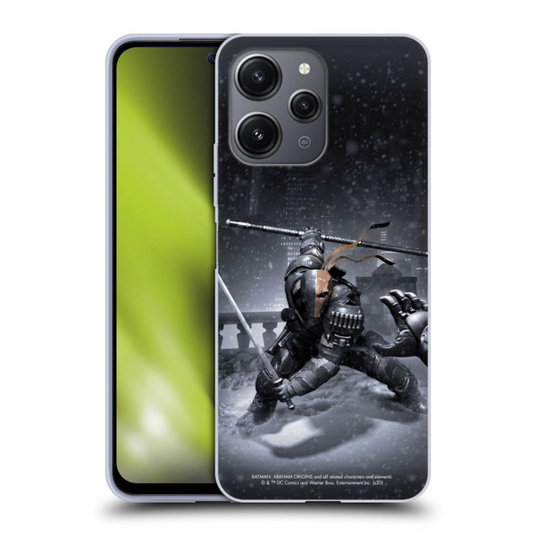 Batman Arkham Origins Key Art Deathstroke Soft Gel Case for Xiaomi Redmi 12