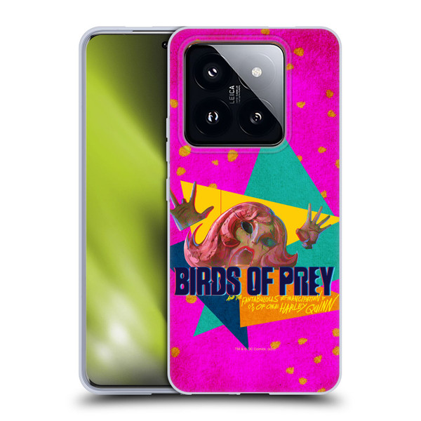 Birds of Prey DC Comics Graphics Panic In Neon Soft Gel Case for Xiaomi 14 Pro