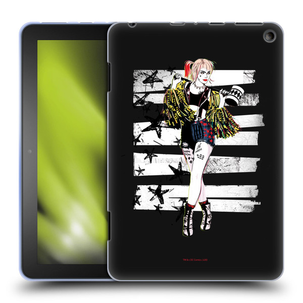Birds of Prey DC Comics Harley Quinn Art Strut Soft Gel Case for Amazon Fire HD 8/Fire HD 8 Plus 2020
