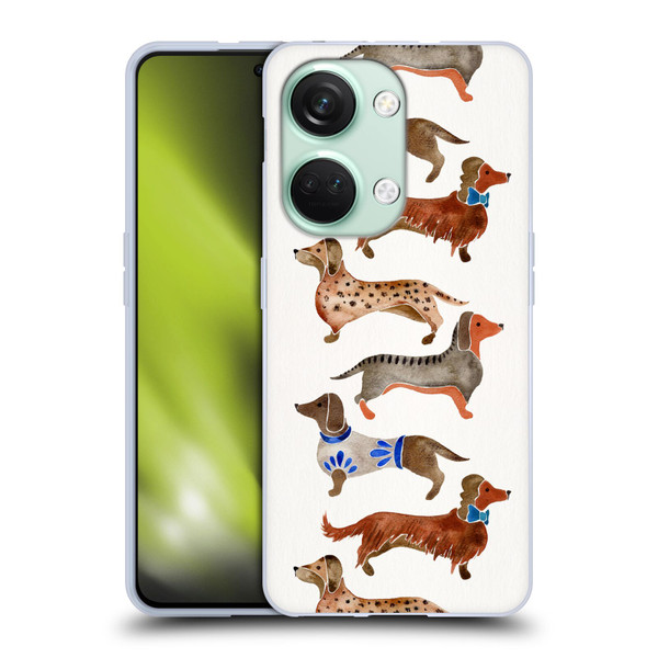 Cat Coquillette Animals Dachshunds Soft Gel Case for OnePlus Nord 3 5G