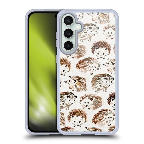 Cat Coquillette Animals Hedgehogs Soft Gel Case for Samsung Galaxy S23 FE 5G