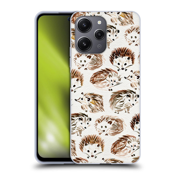 Cat Coquillette Animals Hedgehogs Soft Gel Case for Xiaomi Redmi 12