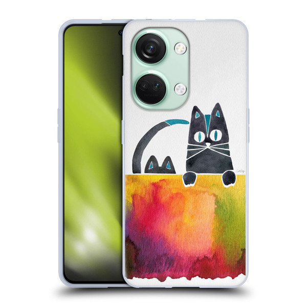 Cat Coquillette Animals 2 Cats Soft Gel Case for OnePlus Nord 3 5G