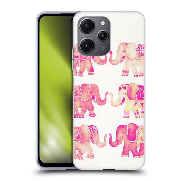 Cat Coquillette Animals 2 Pink Elephants Soft Gel Case for Xiaomi Redmi 12