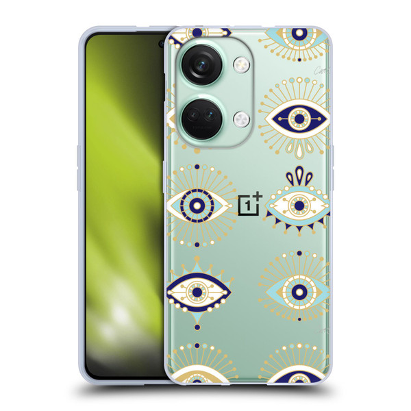 Cat Coquillette Evil Eye Blue Gold Soft Gel Case for OnePlus Nord 3 5G