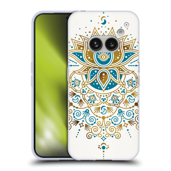Cat Coquillette Patterns 6 Lotus Bloom Mandala 4 Soft Gel Case for Nothing Phone (2a)