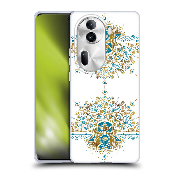 Cat Coquillette Patterns 6 Lotus Bloom Mandala 2 Soft Gel Case for OPPO Reno11 Pro