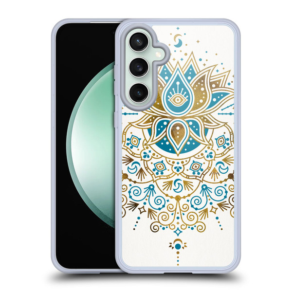 Cat Coquillette Patterns 6 Lotus Bloom Mandala 4 Soft Gel Case for Samsung Galaxy S23 FE 5G