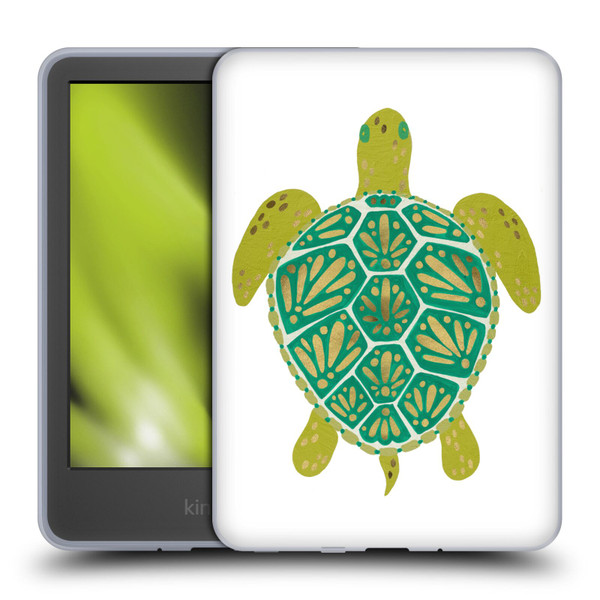 Cat Coquillette Sea Turtle Green Soft Gel Case for Amazon Kindle 11th Gen 6in 2022