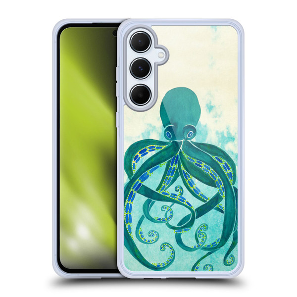 Cat Coquillette Sea Octopus Soft Gel Case for Samsung Galaxy A55 5G