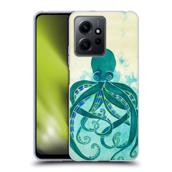 Cat Coquillette Sea Octopus Soft Gel Case for Xiaomi Redmi Note 12 4G