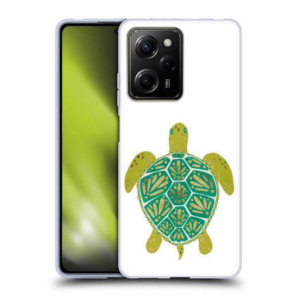 Cat Coquillette Sea Turtle Green Soft Gel Case for Xiaomi Redmi Note 12 Pro 5G