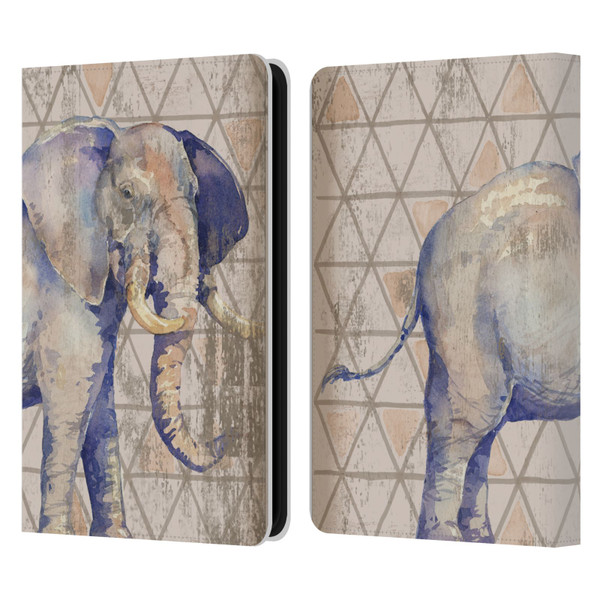 Paul Brent Animals Tribal Elephant Leather Book Wallet Case Cover For Amazon Kindle 11th Gen 6in 2022