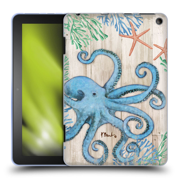 Paul Brent Coastal Sealife Soft Gel Case for Amazon Fire HD 8/Fire HD 8 Plus 2020