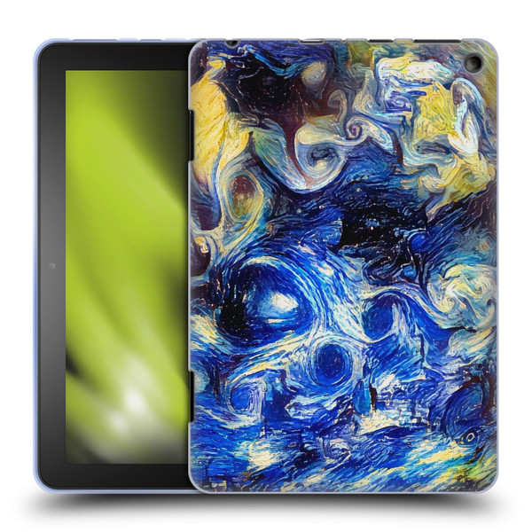 Cosmo18 Jupiter Fantasy Starry Soft Gel Case for Amazon Fire HD 8/Fire HD 8 Plus 2020