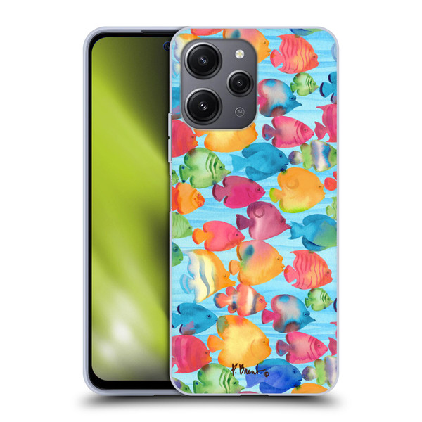 Paul Brent Coastal Tropical Fish School Soft Gel Case for Xiaomi Redmi 12