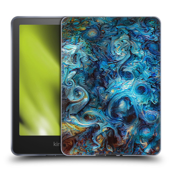 Cosmo18 Jupiter Fantasy Blue Soft Gel Case for Amazon Kindle Paperwhite 5 (2021)