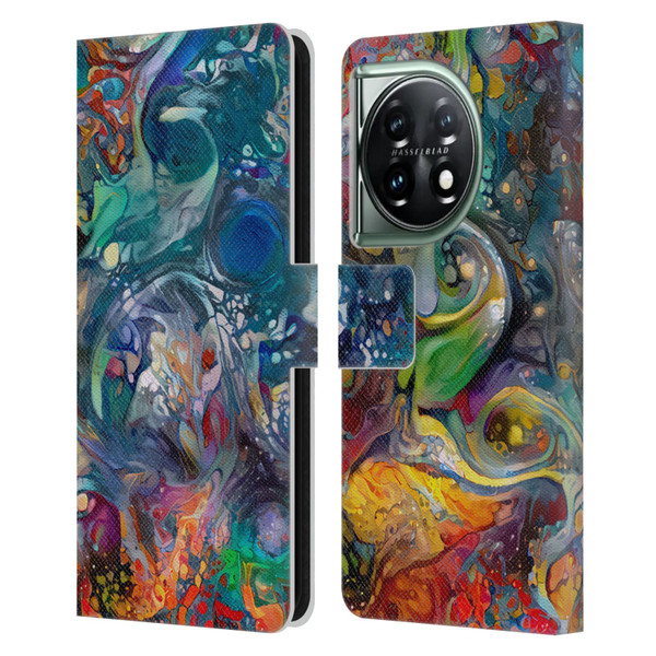 Cosmo18 Jupiter Fantasy Bloom Leather Book Wallet Case Cover For OnePlus 11 5G