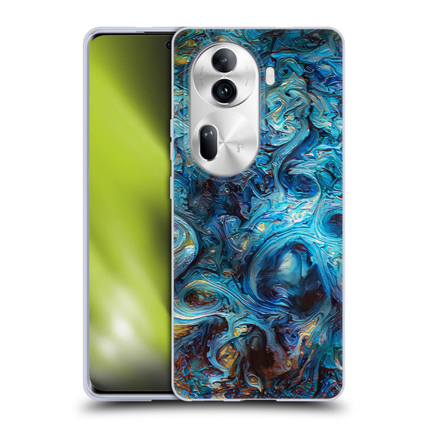 Cosmo18 Jupiter Fantasy Blue Soft Gel Case for OPPO Reno11 Pro