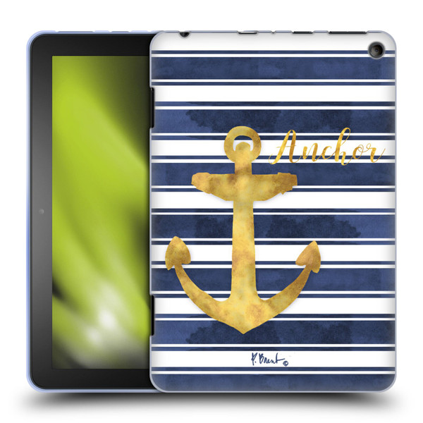 Paul Brent Nautical Anchor Soft Gel Case for Amazon Fire HD 8/Fire HD 8 Plus 2020