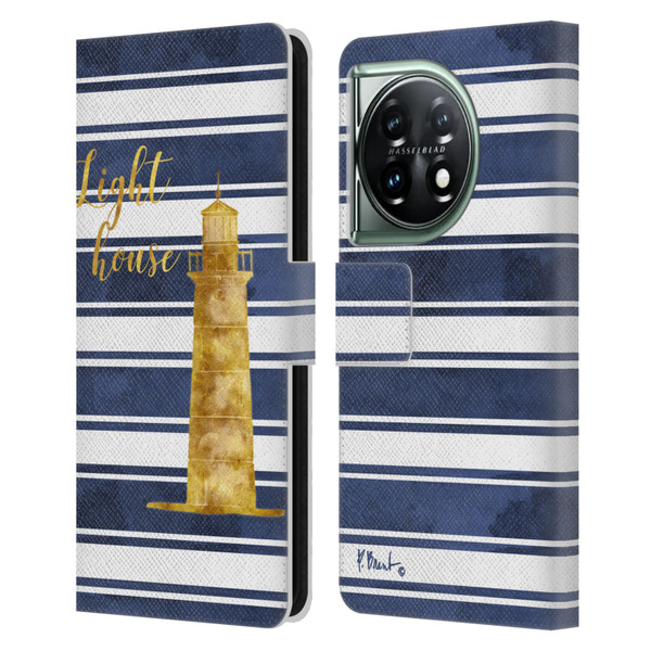 Paul Brent Nautical Lighthouse Leather Book Wallet Case Cover For OnePlus 11 5G